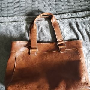 Emperia Sue Tote with contrast stitching